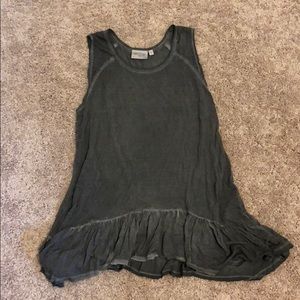 Tunic Tank with ruffled bottom